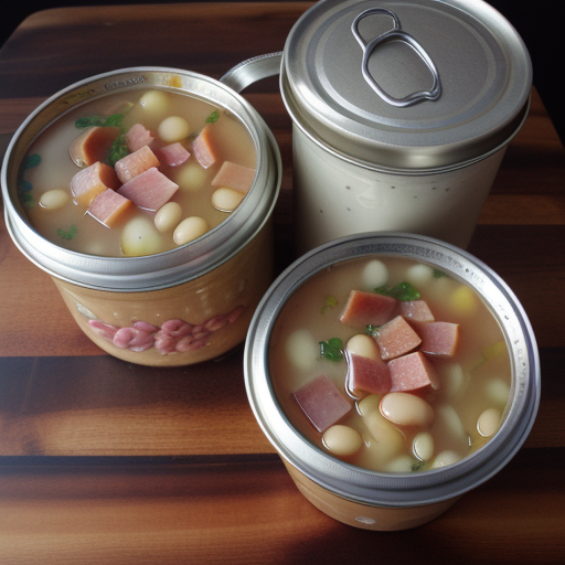 canning bean and ham soup
