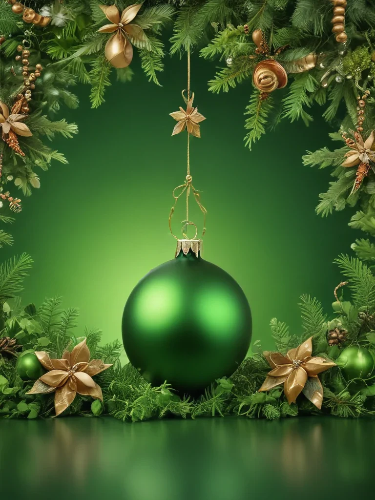 green christmas background