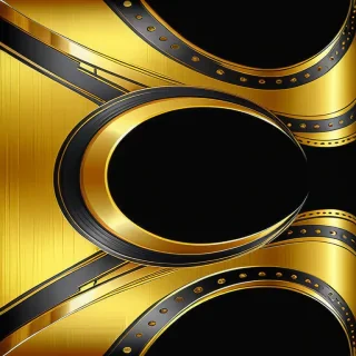 golden and black background