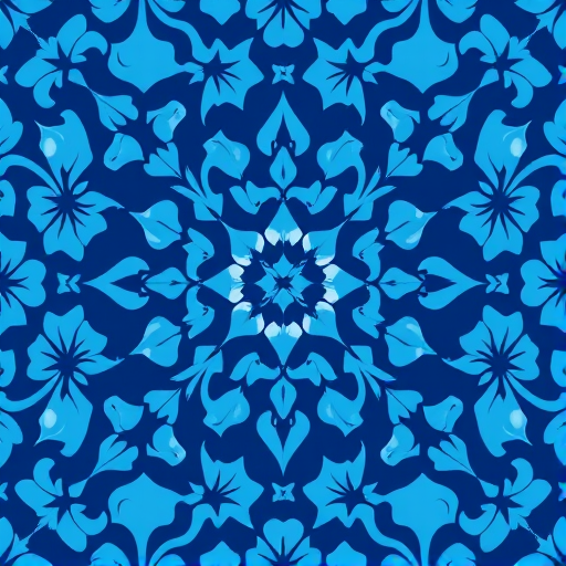 blue pattern background
