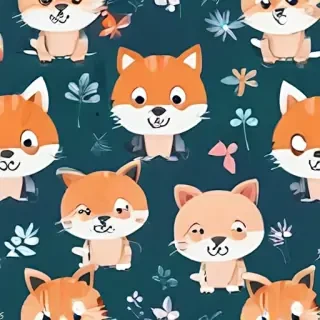 cute animal background