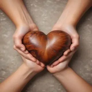 heart hands clipart