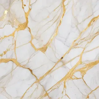 white and gold marble background