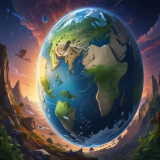 cartoon picture planet earth