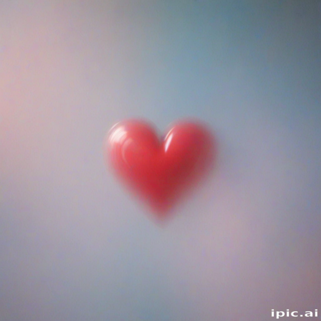 blurred heart