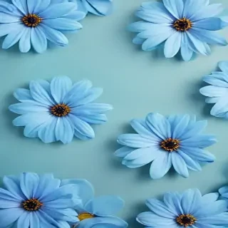 blue flower background