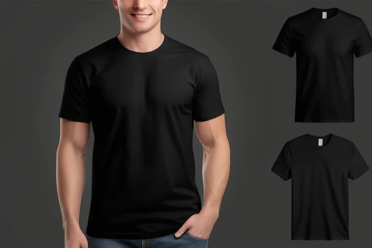 high resolution black t shirt template