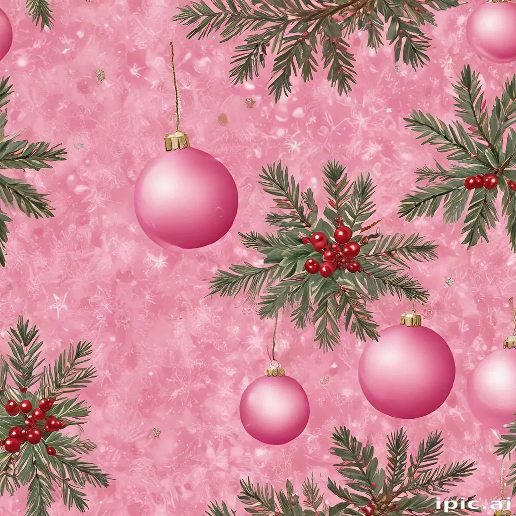 christmas wallpaper pink