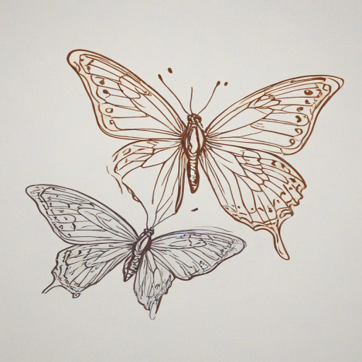 butterfly png outline