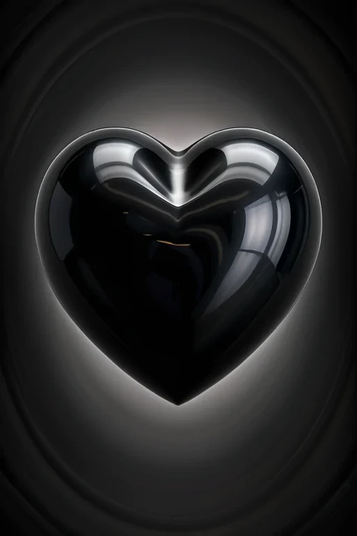black heart photo