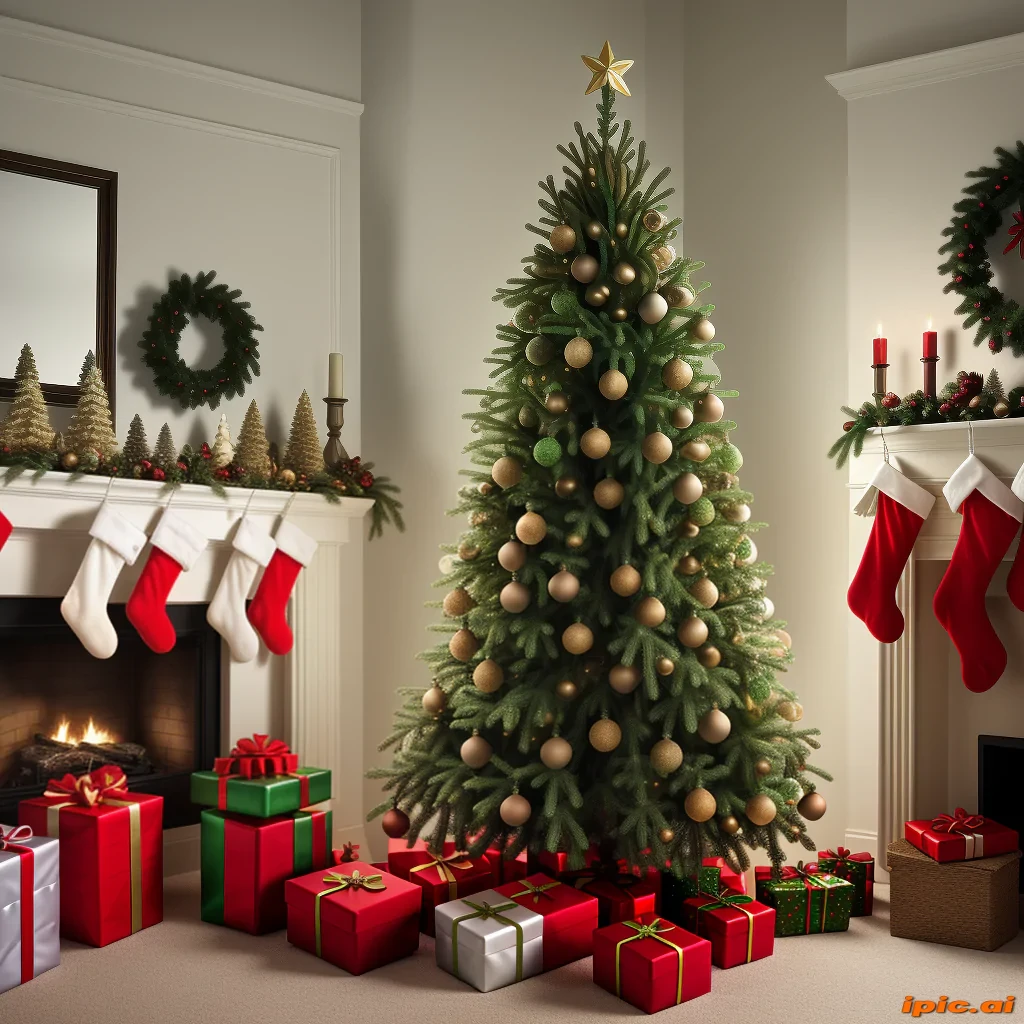 christmas tree pc wallpaper