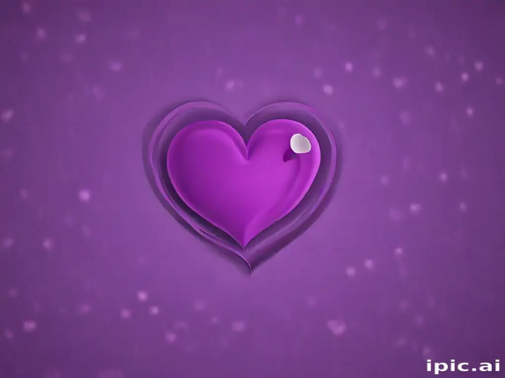 heart purple wallpaper
