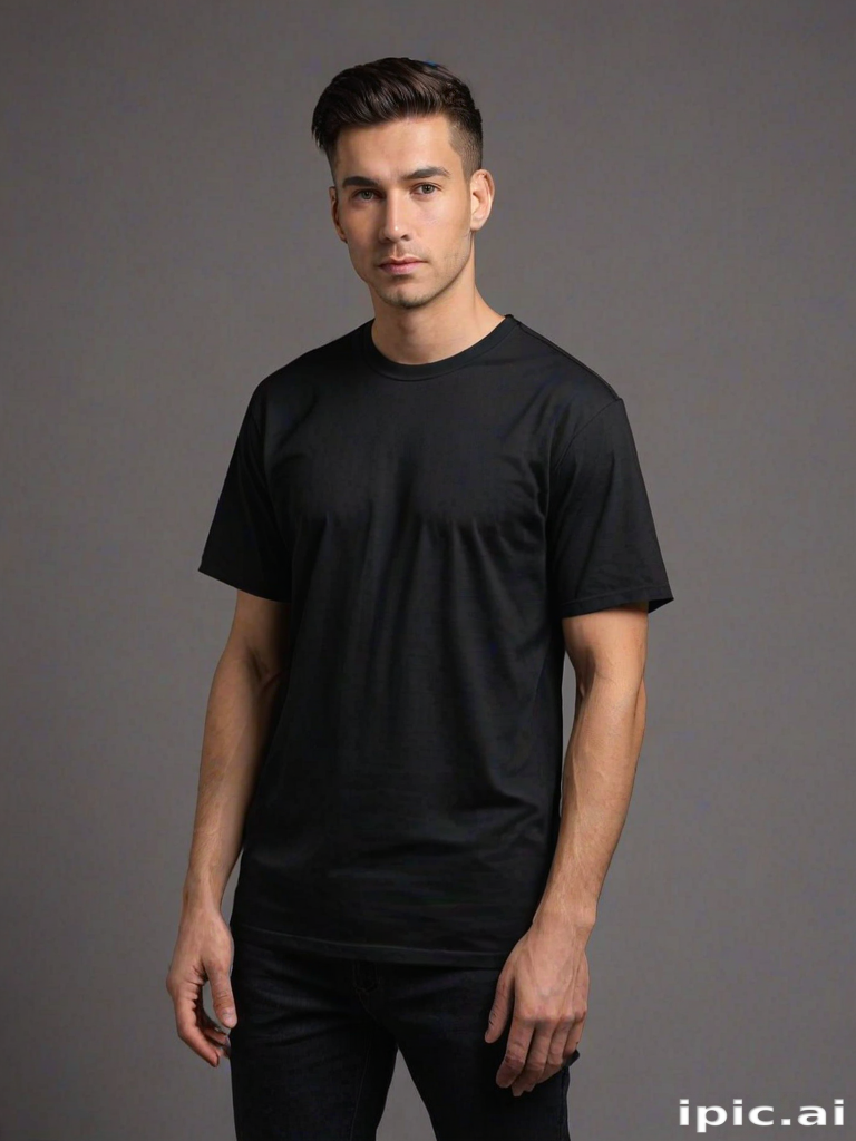 black mockup shirt