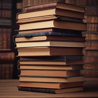 book stack png