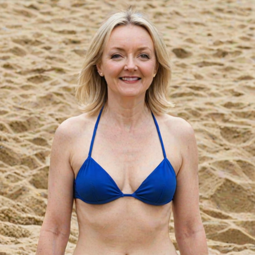 liz truss in bikini