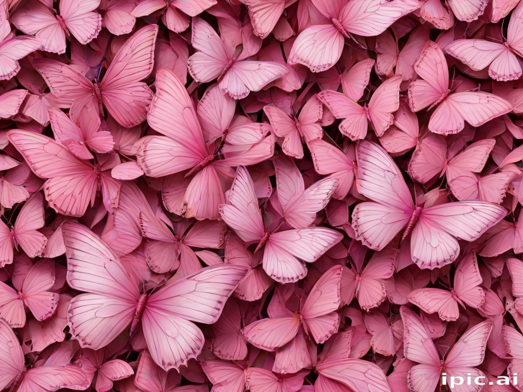 pink butterflies png