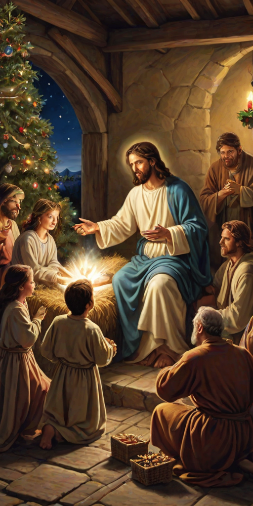jesus at christmas images