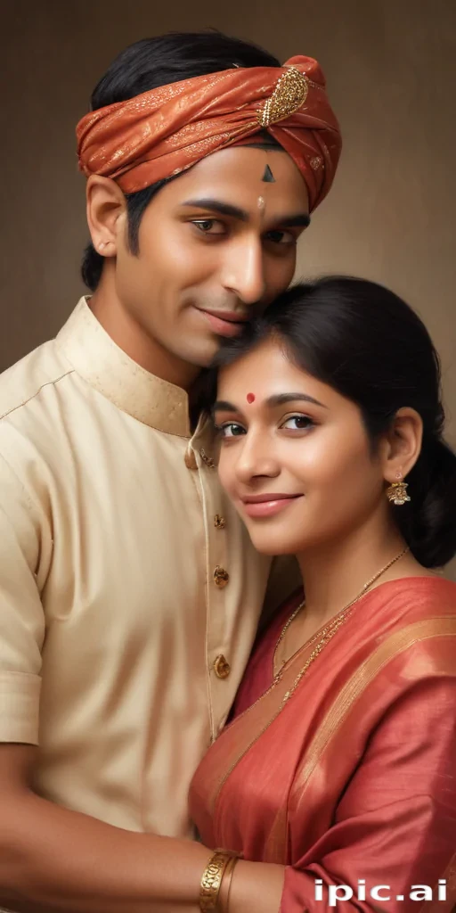 indian son with mom