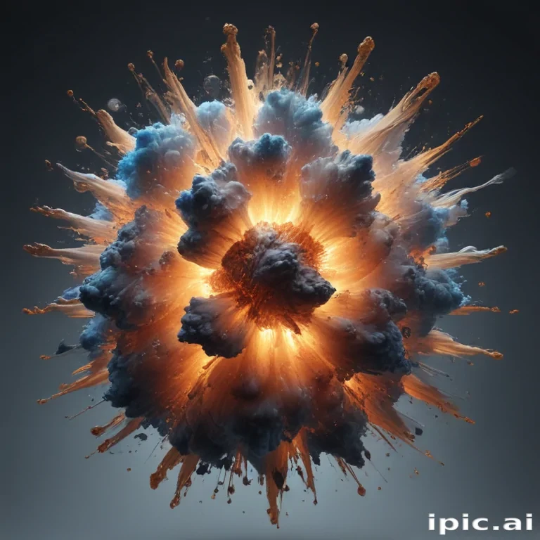 transparent explosion