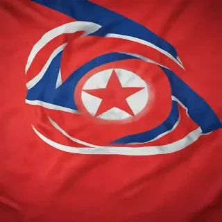 north korea flag