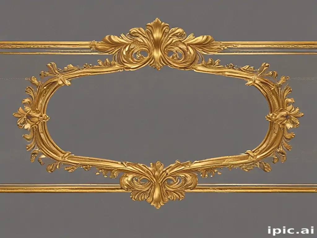 gold border transparent