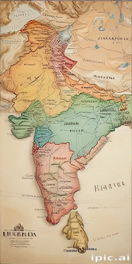 map of india