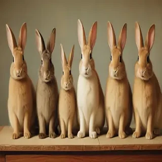 vintage rabbit images