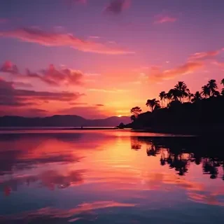 aesthetic sunset wallpaper