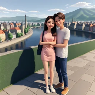 cartoon couple images