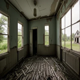 abandoned house