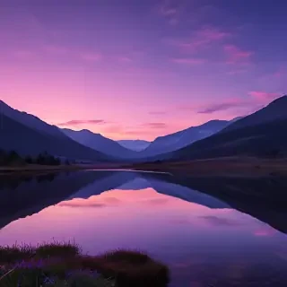 purple sky wallpaper
