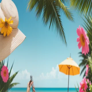summer phone background