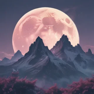 pastel aesthetic moon wallpaper