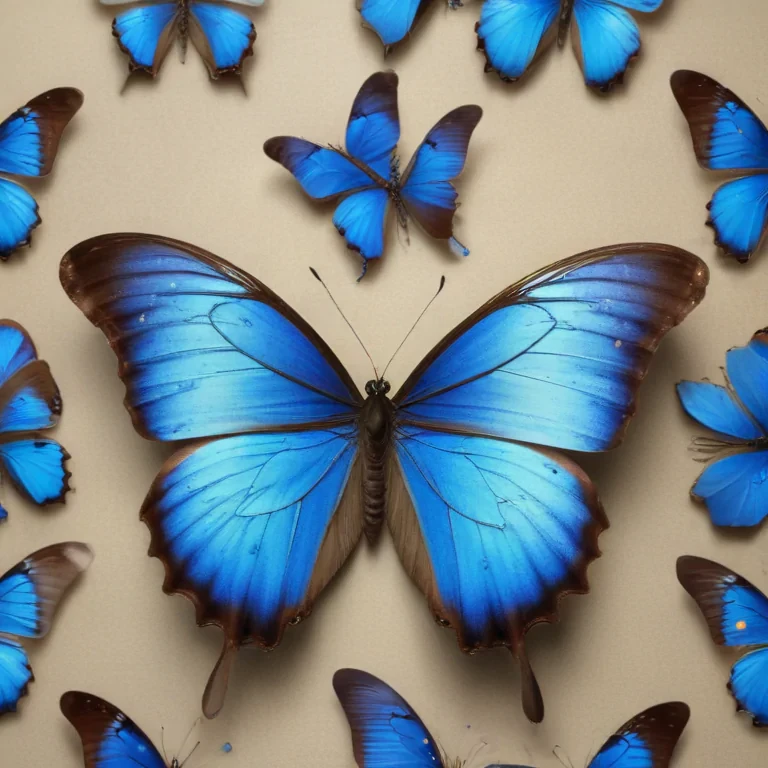 blue morpho butterfly