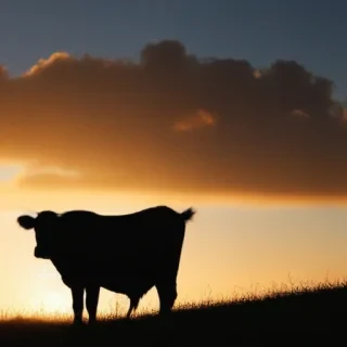 cow silhouette