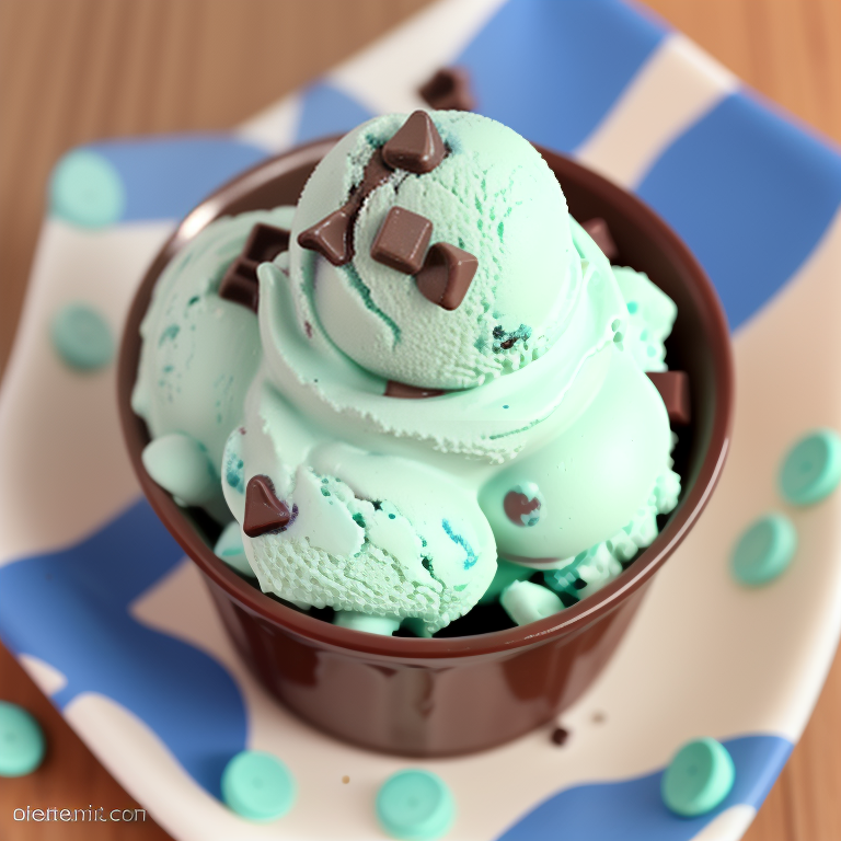 blue bell mint chocolate chip ice cream