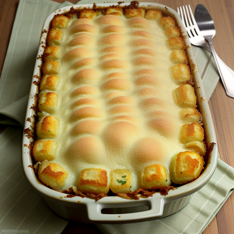 big mac tater tot casserole
