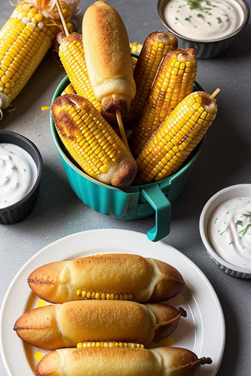 air fryer state fair corn dogs