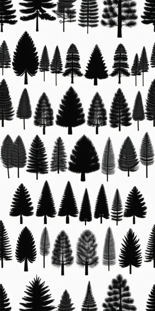 pine tree silhouette png