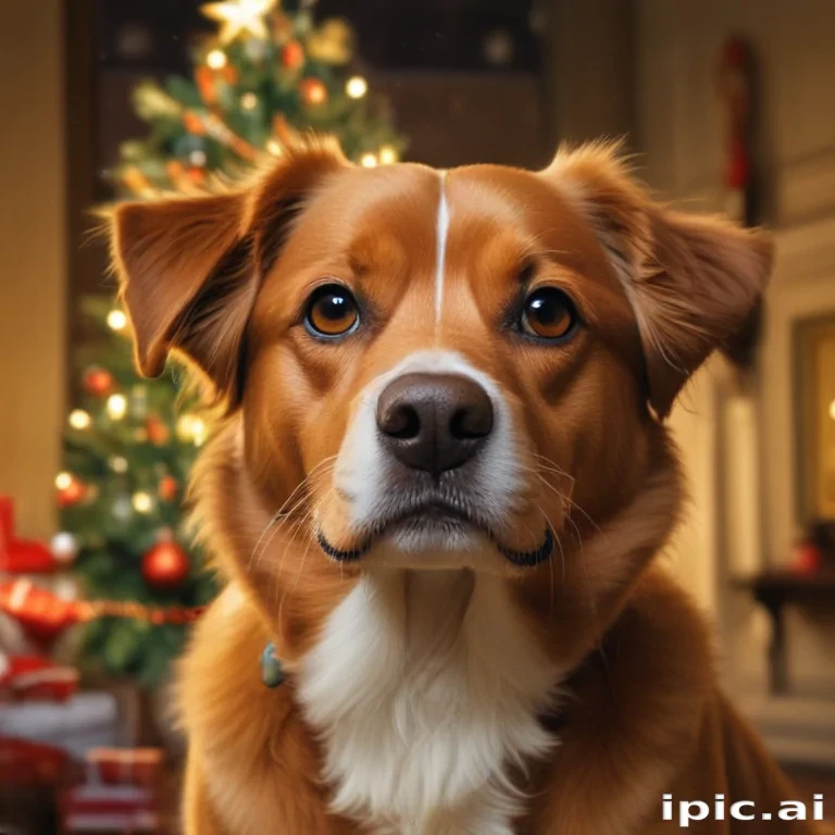 dog pictures christmas