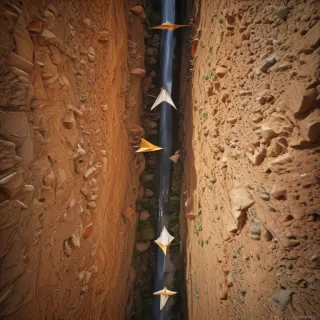downward arrow