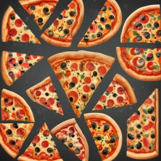 transparent pizza clipart