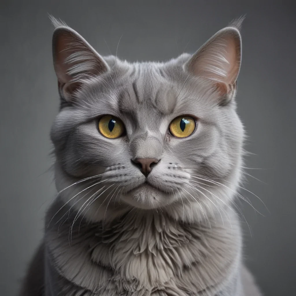 grey cat