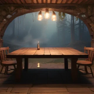 background with table