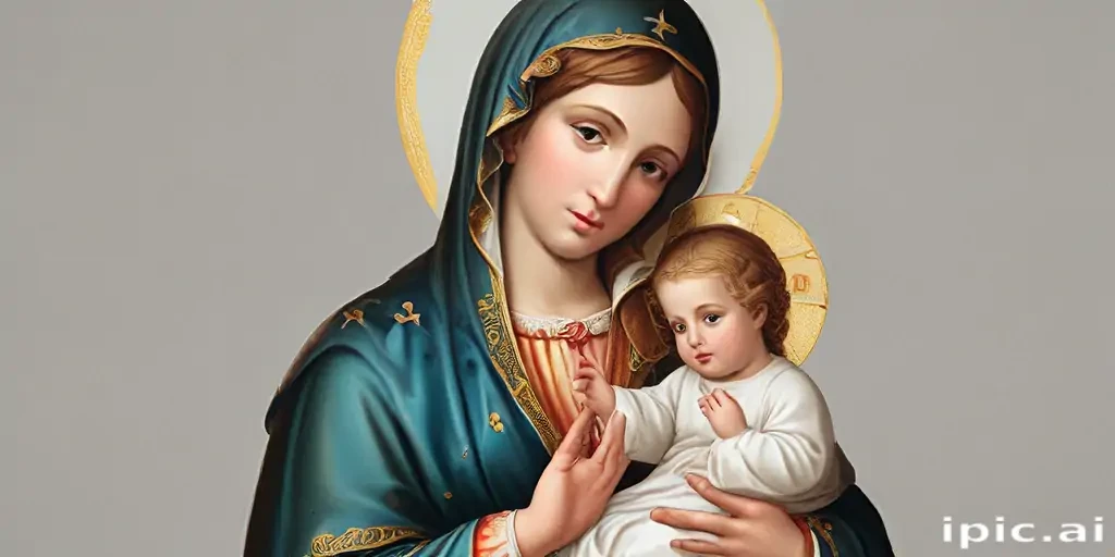 virgin mary clipart