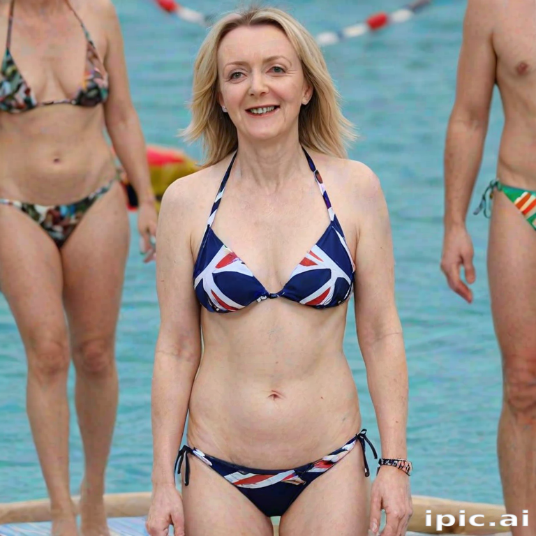 liz truss in bikini