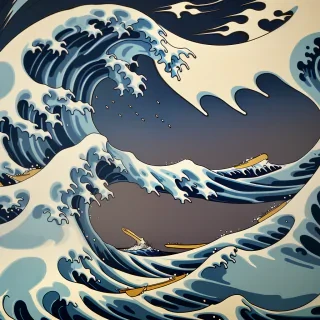 the great wave off kanagawa
