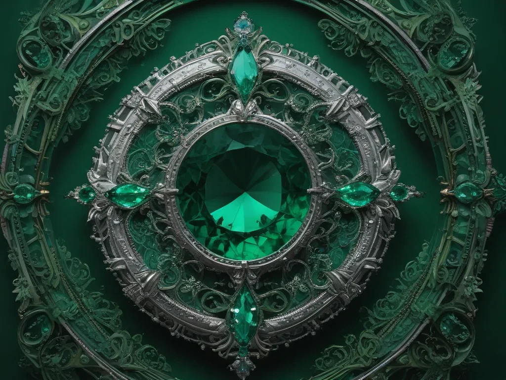 emerald green bg