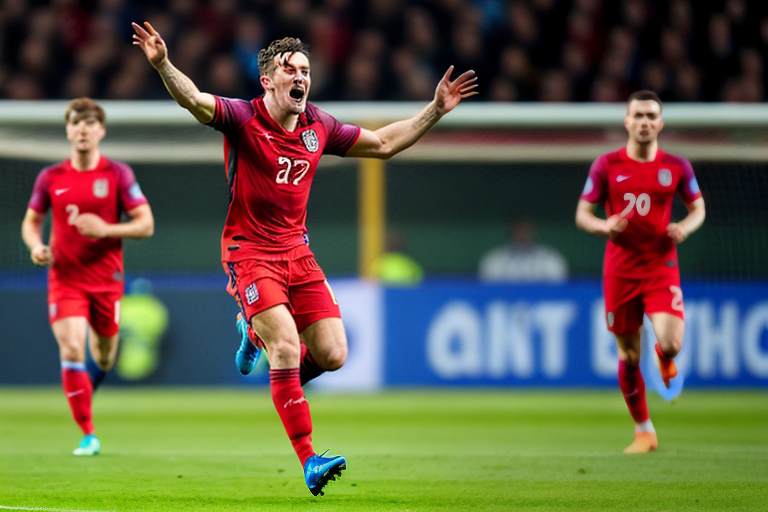John mcginn in an England shirt