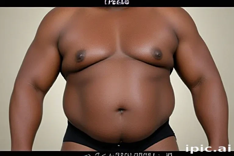 black fat man